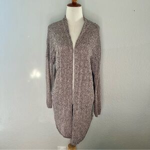 Theory Open Front Cotton Blend Cardigan Sweater Size Medium